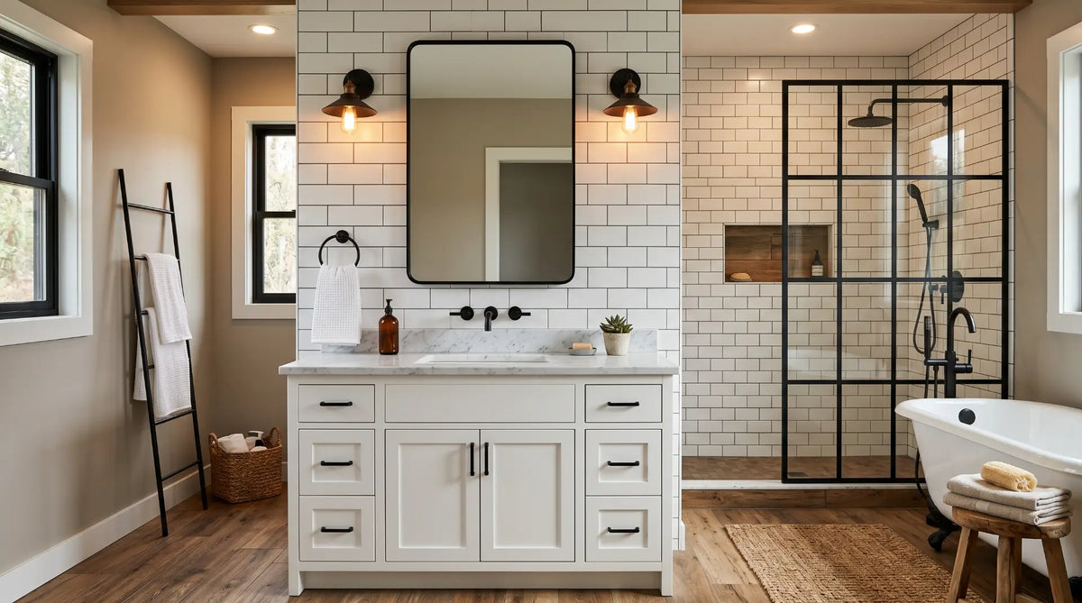 Modern Farmhouse Bathroom: How to Achieve the Look