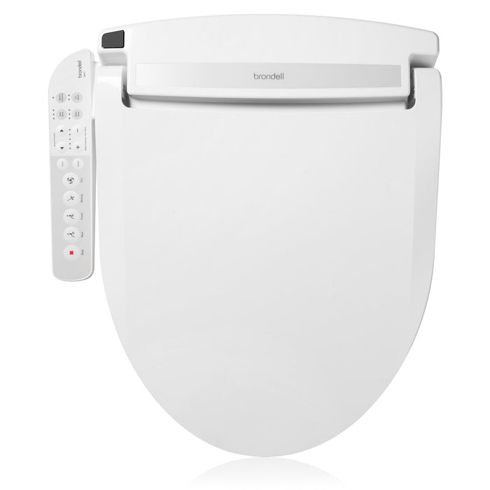 Brondell Swash Select EM417 Sidearm Bidet Seat with Warm Air Dryer
