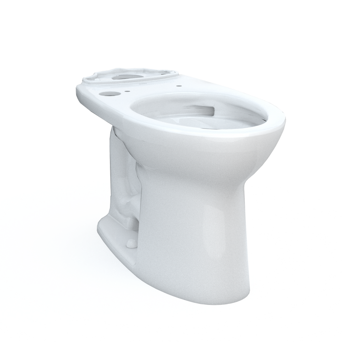 TOTO Drake Elongated Universal Height Tornado Flush Toilet Bowl with 10" Rough In and Cefiontect - Washlet+ Ready