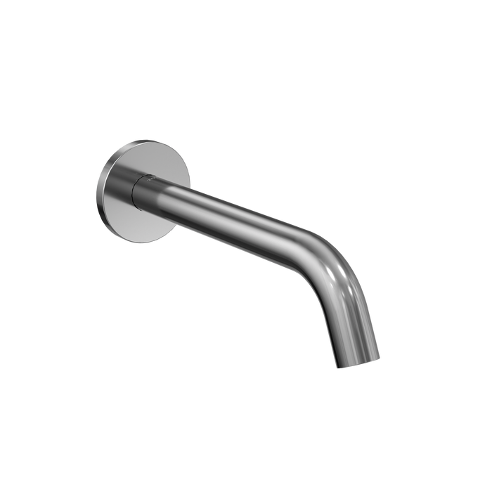 TOTO Helix Wall Mount AC Powered 0.35 GPM Touchless Bathroom Faucet with Mixing Valve - 20 Second On Demand Flow