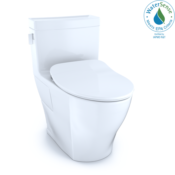 TOTO Legato One Piece Elongated 1.28 GPF Toilet with Cefiontect and Softclose Seat - Washlet+ Ready