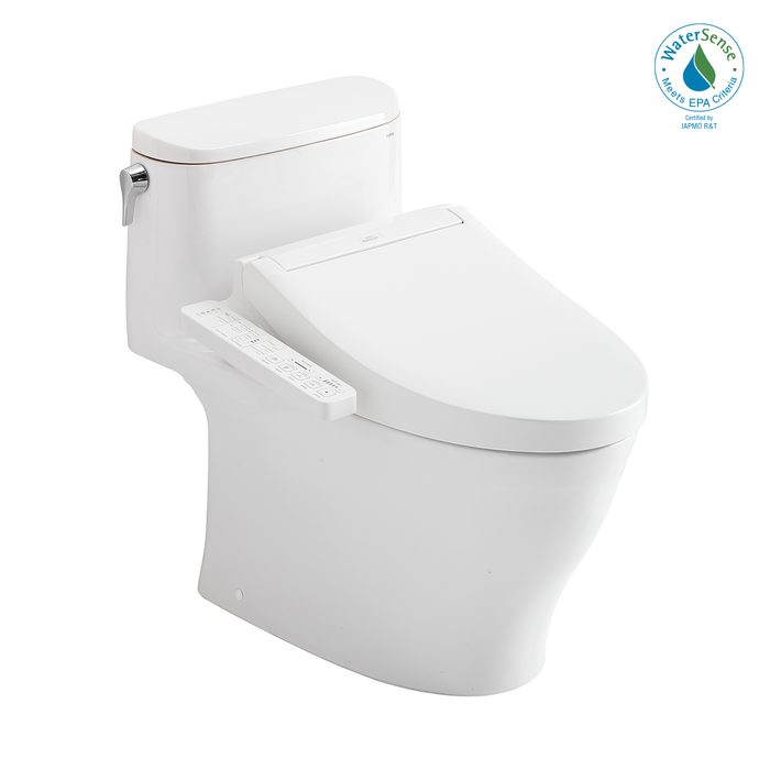 TOTO Washlet+ Nexus One Piece Elongated 1.28 GPF Toilet and Washlet C2 Bidet Seat