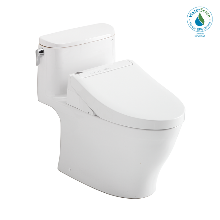 TOTO Washlet+ Nexus One Piece Elongated 1.28 GPF Toilet and Washlet C5 Bidet Seat