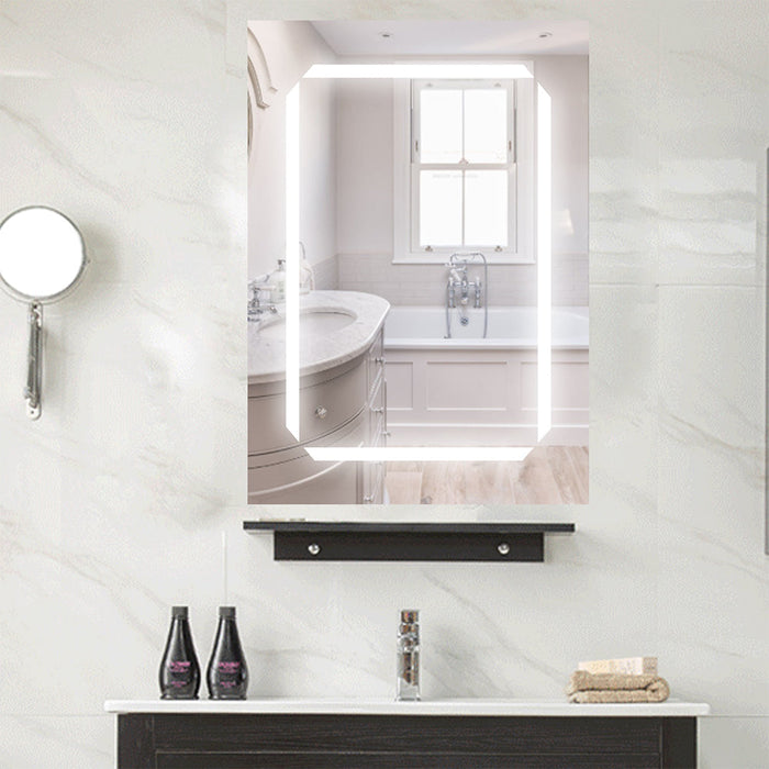 Rise 25" x 20" LED Bathroom Medicine Cabinet with Rock Switch