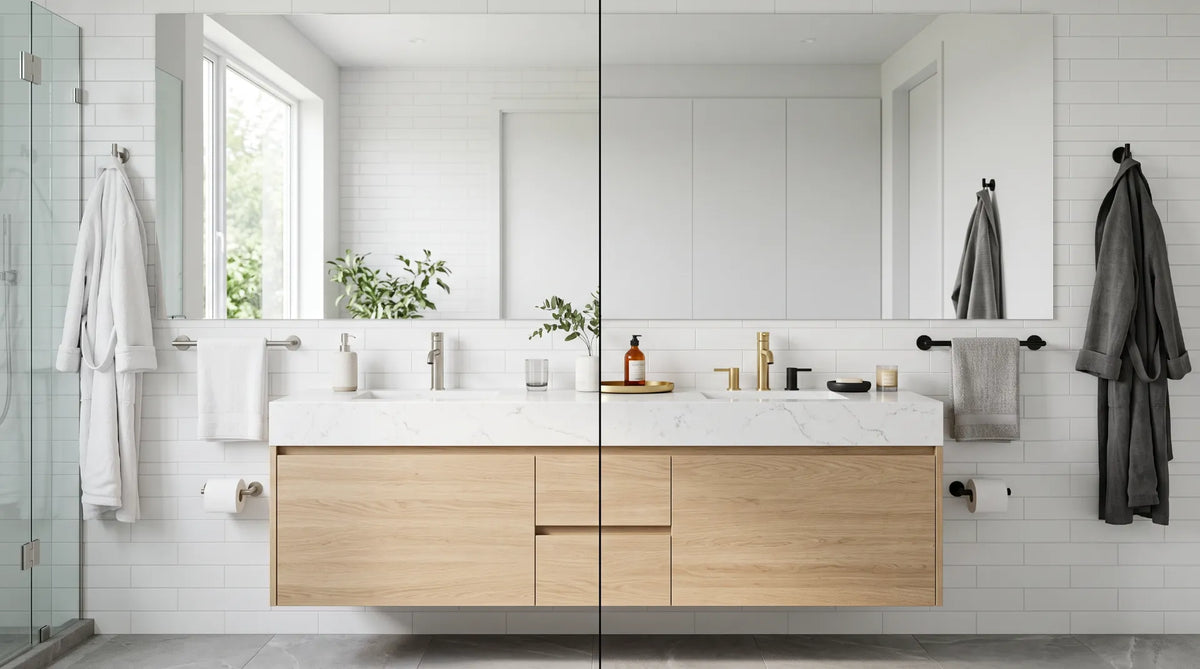Bathroom Hardware Sets: Should You Match Everything or Mix Finishes?