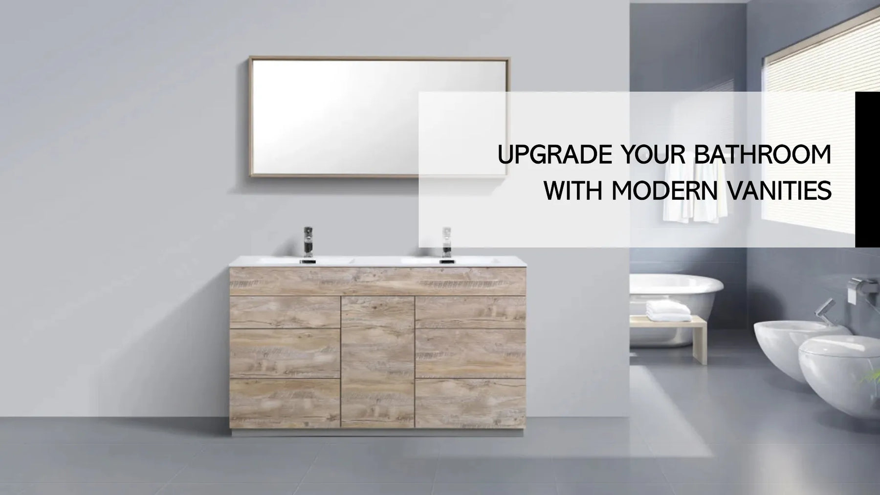 Bathify Canada’s 5 ways to use modern vanities