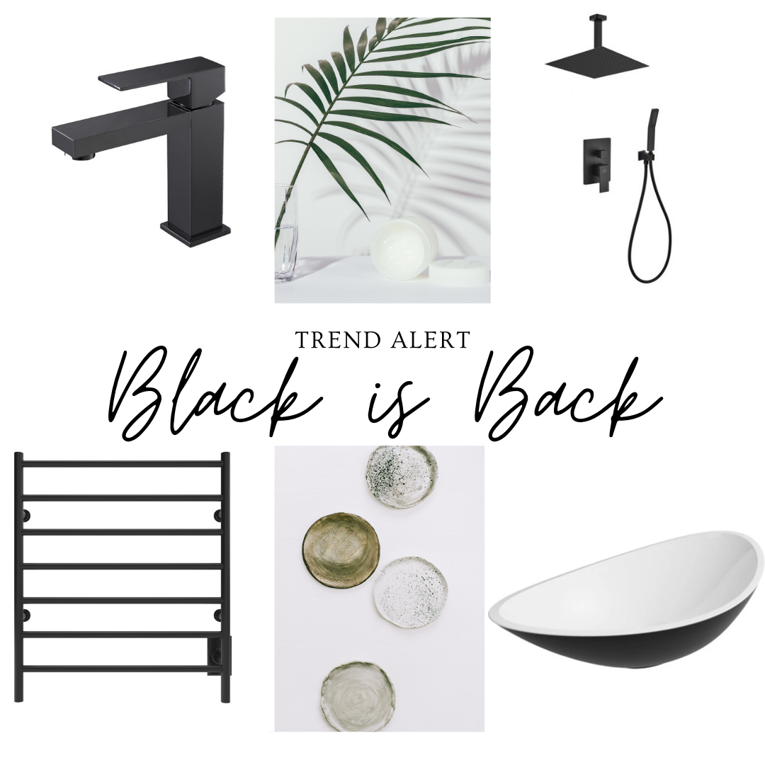 Black is Back: How To Incorporate Matte Black in Your Bathroom