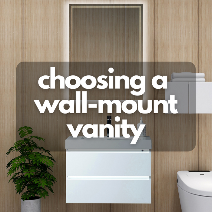 How to Pick your Wall-mount Bathroom Vanity