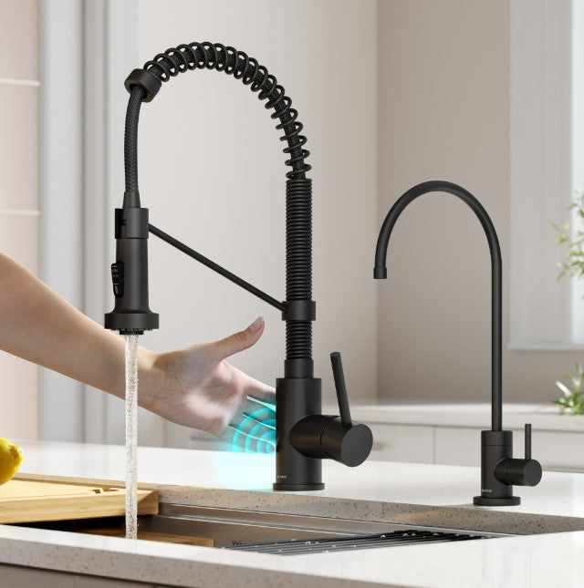 Kraus Bolden Touchless Sensor Commercial Pull-Down Single Handle 18" Kitchen Faucet