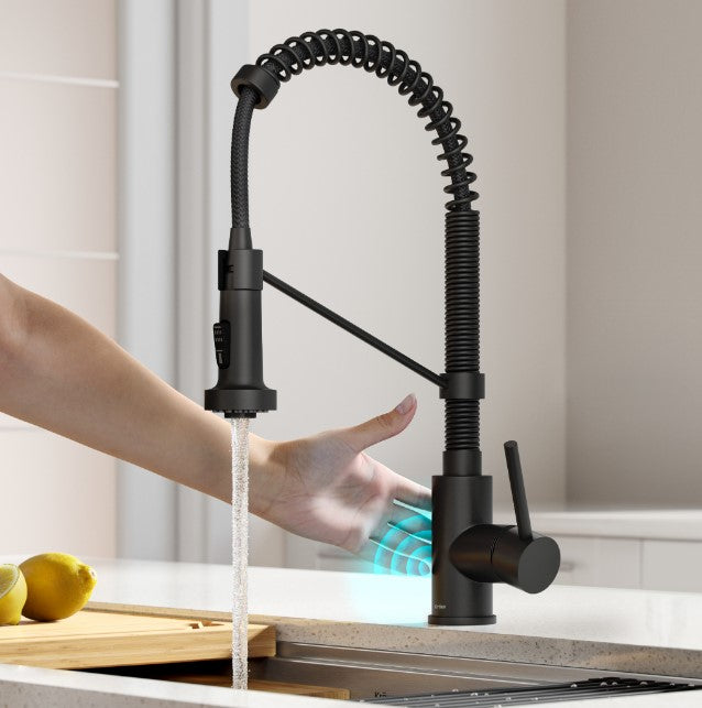 Kraus Bolden Touchless Sensor Commercial Pull-Down Single Handle 18" Kitchen Faucet