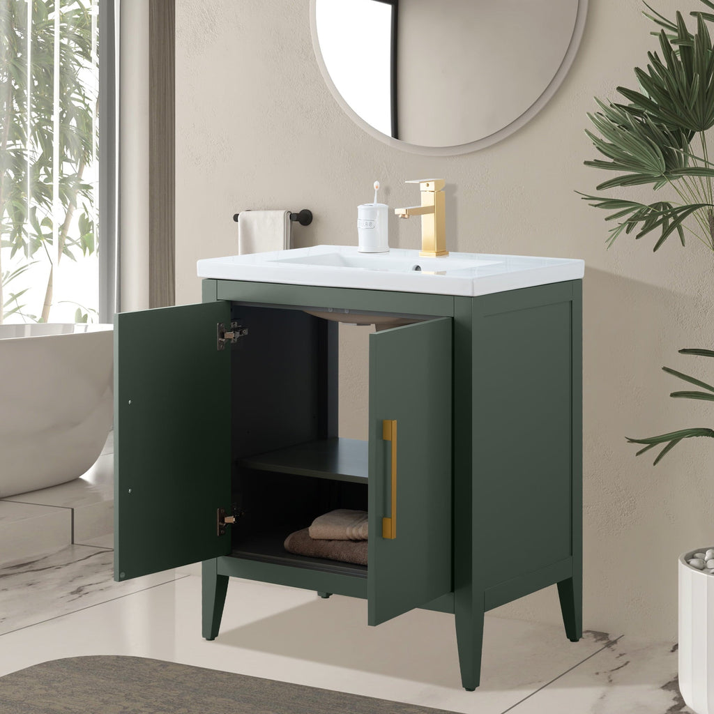 Vintage Green / Golden Brushed