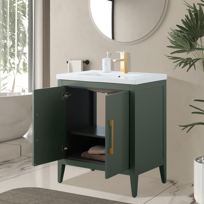 Vintage Green / Golden Brushed
