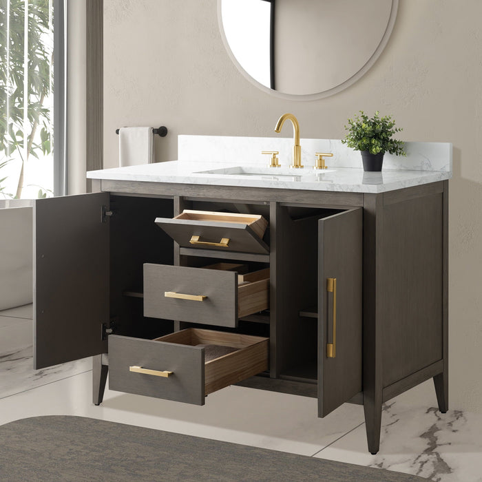 Driftwood Gray / Golden Brushed