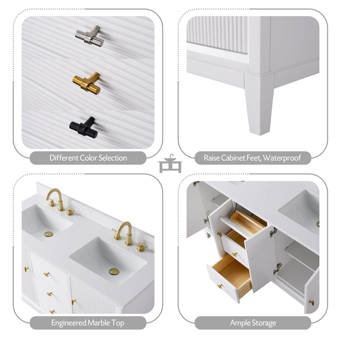 Linear White / Matte Black