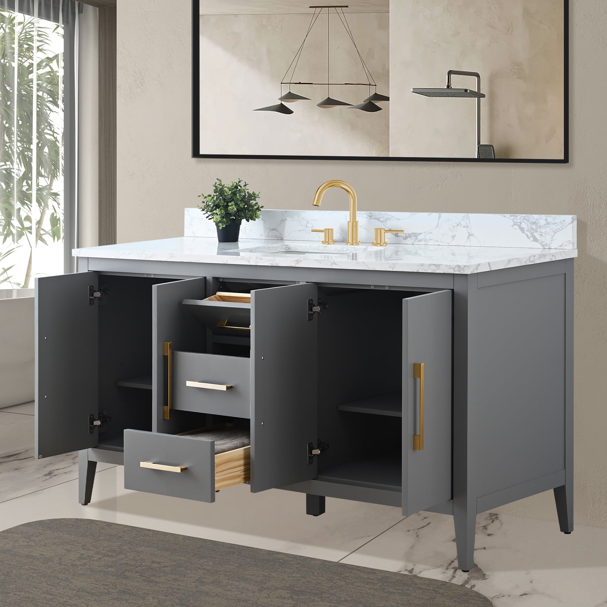 Cashmere Gray / Golden Brushed