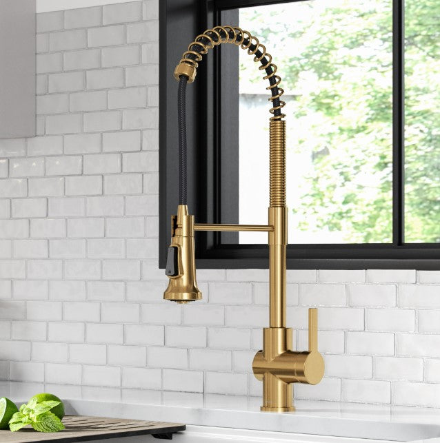 Kraus Britt 2nd Gen Commercial Style Pull-Down Single Handle Kitchen Faucet