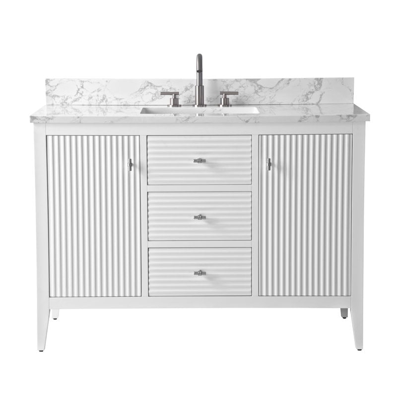 Linear White / Brushed Nickel