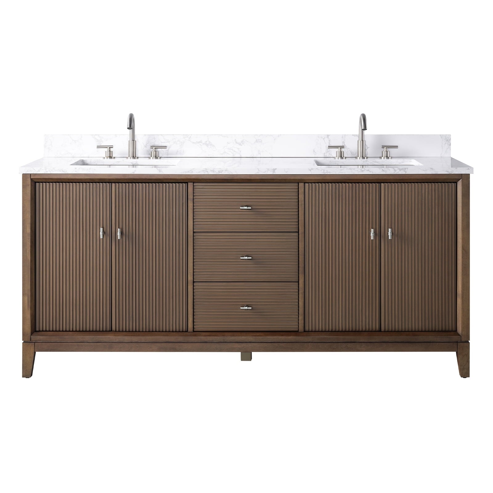 Linear Walnut / Brushed Nickel