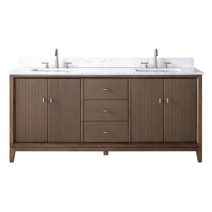 Linear Walnut / Brushed Nickel