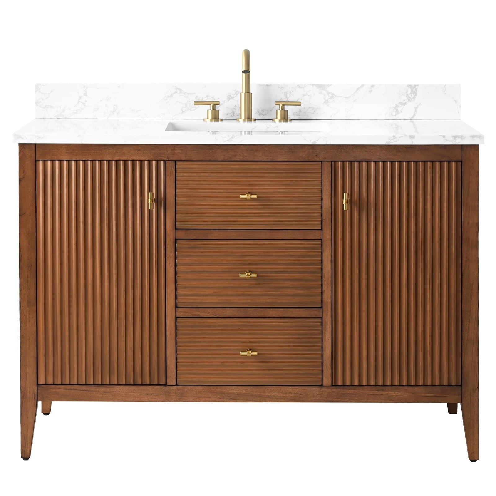 Linear Walnut / Golden Brushed