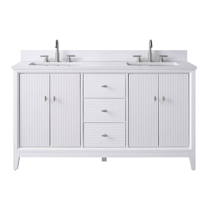 Linear White / Brushed Nickel