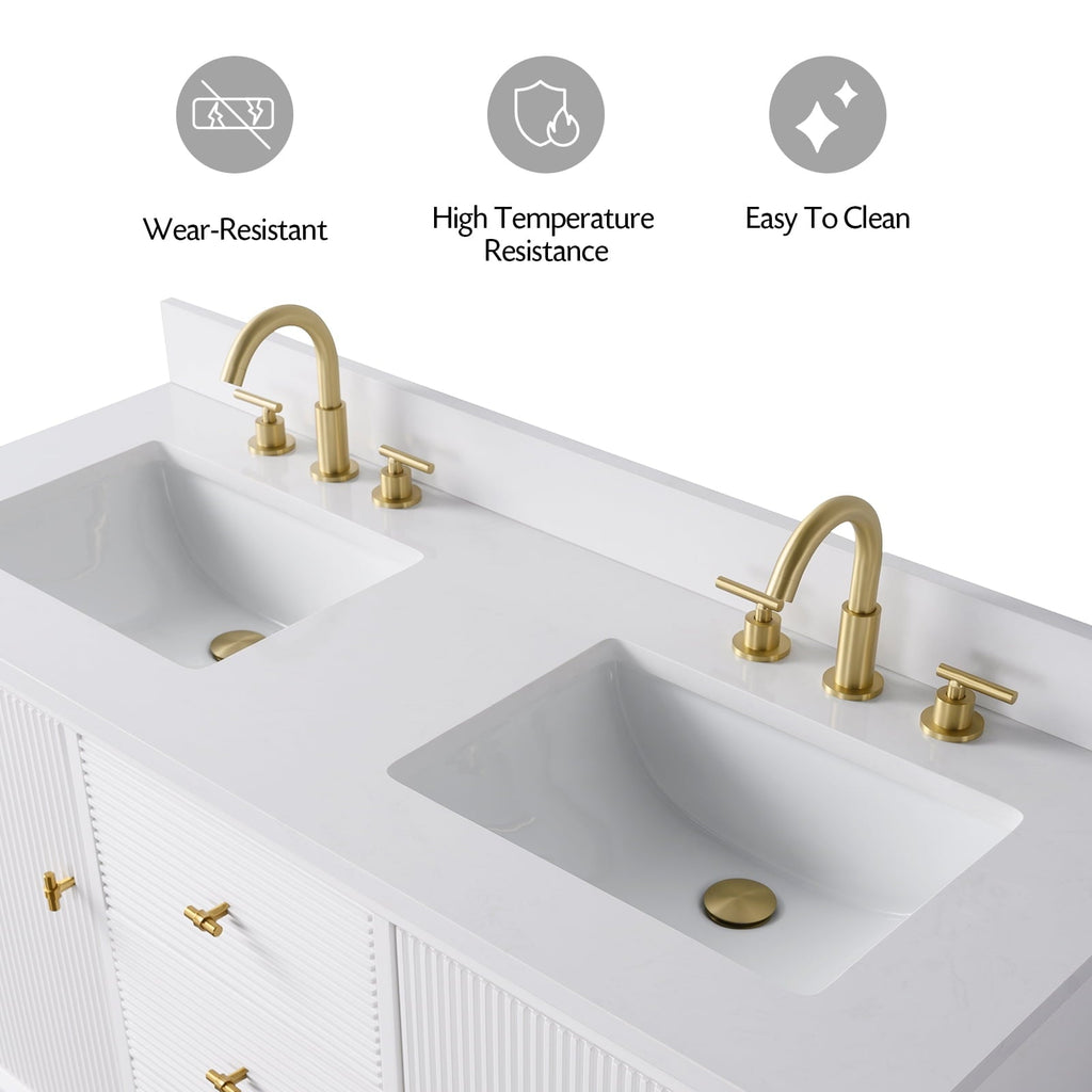 Linear White / Brushed Nickel