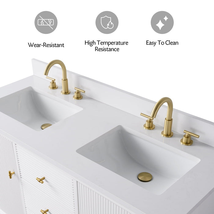 Linear White / Brushed Nickel