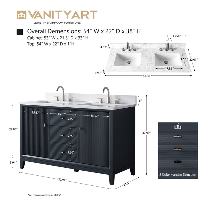 Linear Vintage Spruce Blue / Matte Black