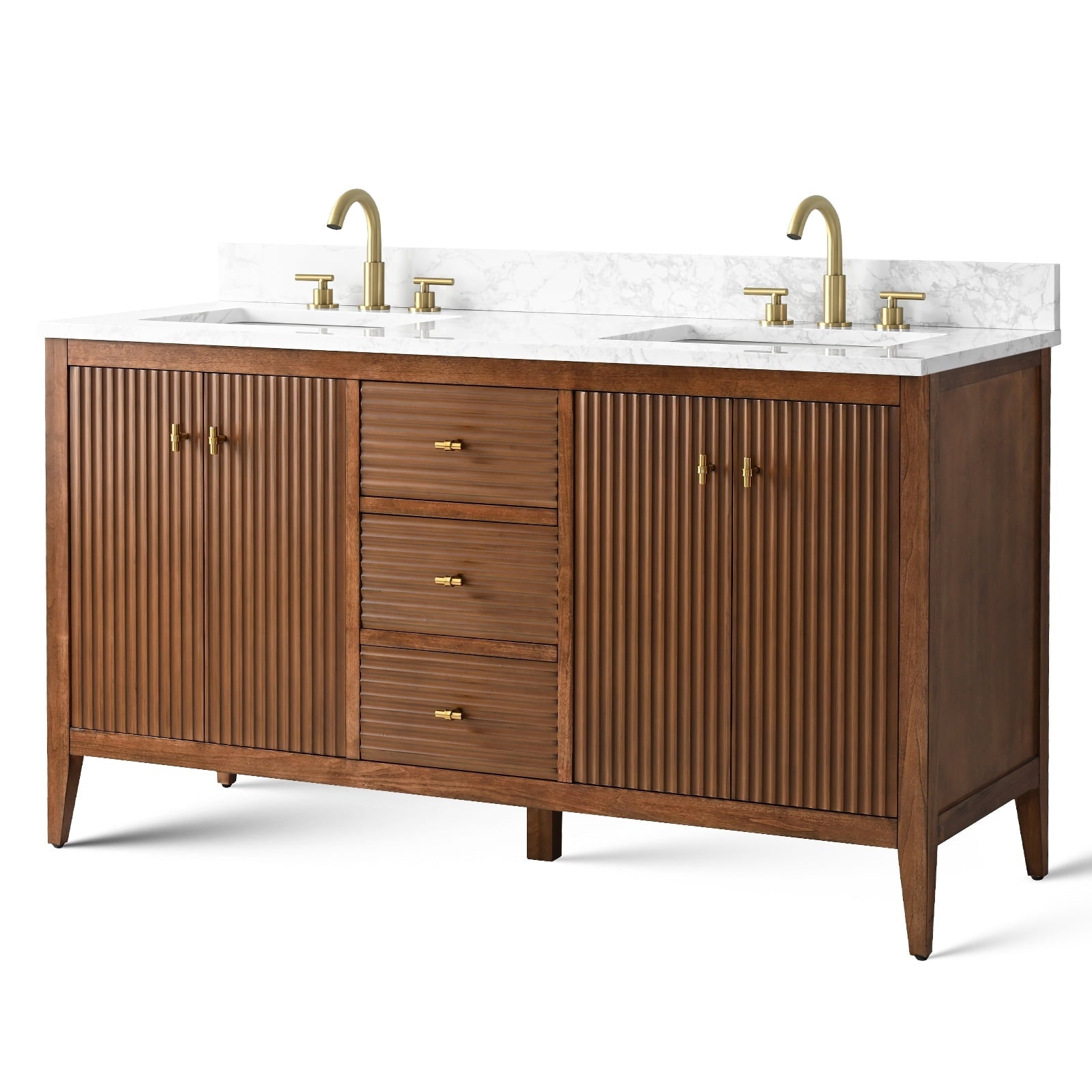 Linear Walnut / Golden Brushed