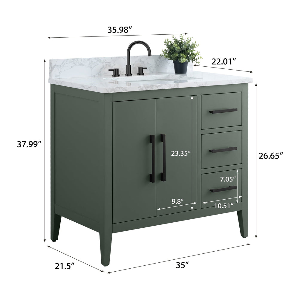 Vintage Green / Matte Black