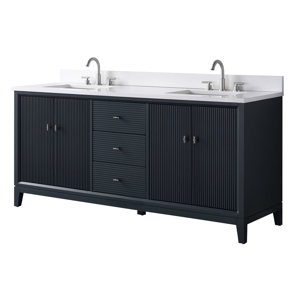 Linear Vintage Spruce Blue / Brushed Nickel