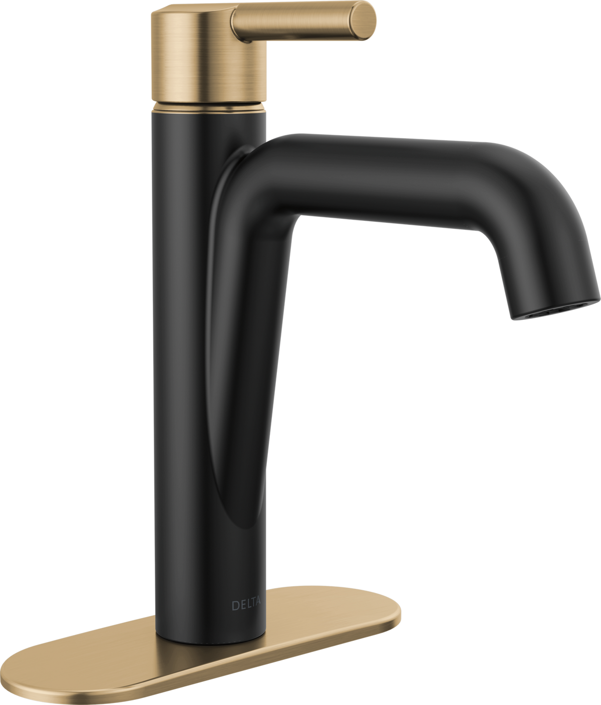Matte Black / Champagne Bronze