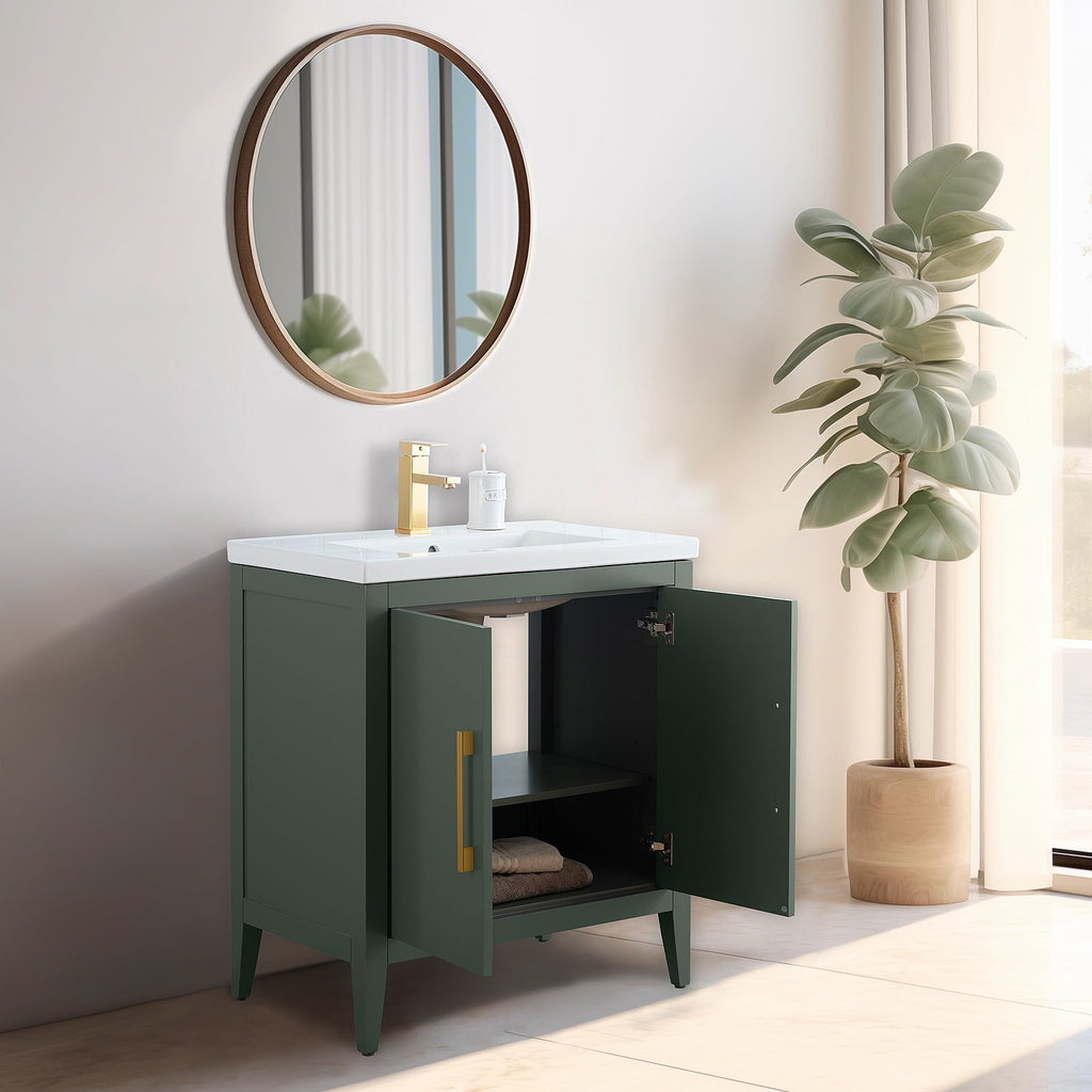 Vintage Green / Golden Brushed
