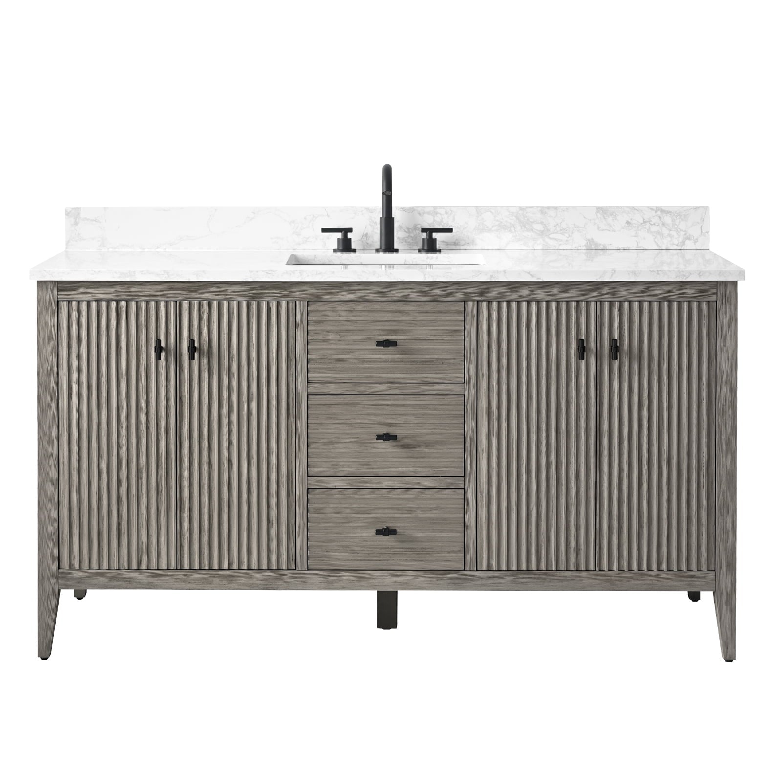 Linear Driftwood Gray / Matte Black