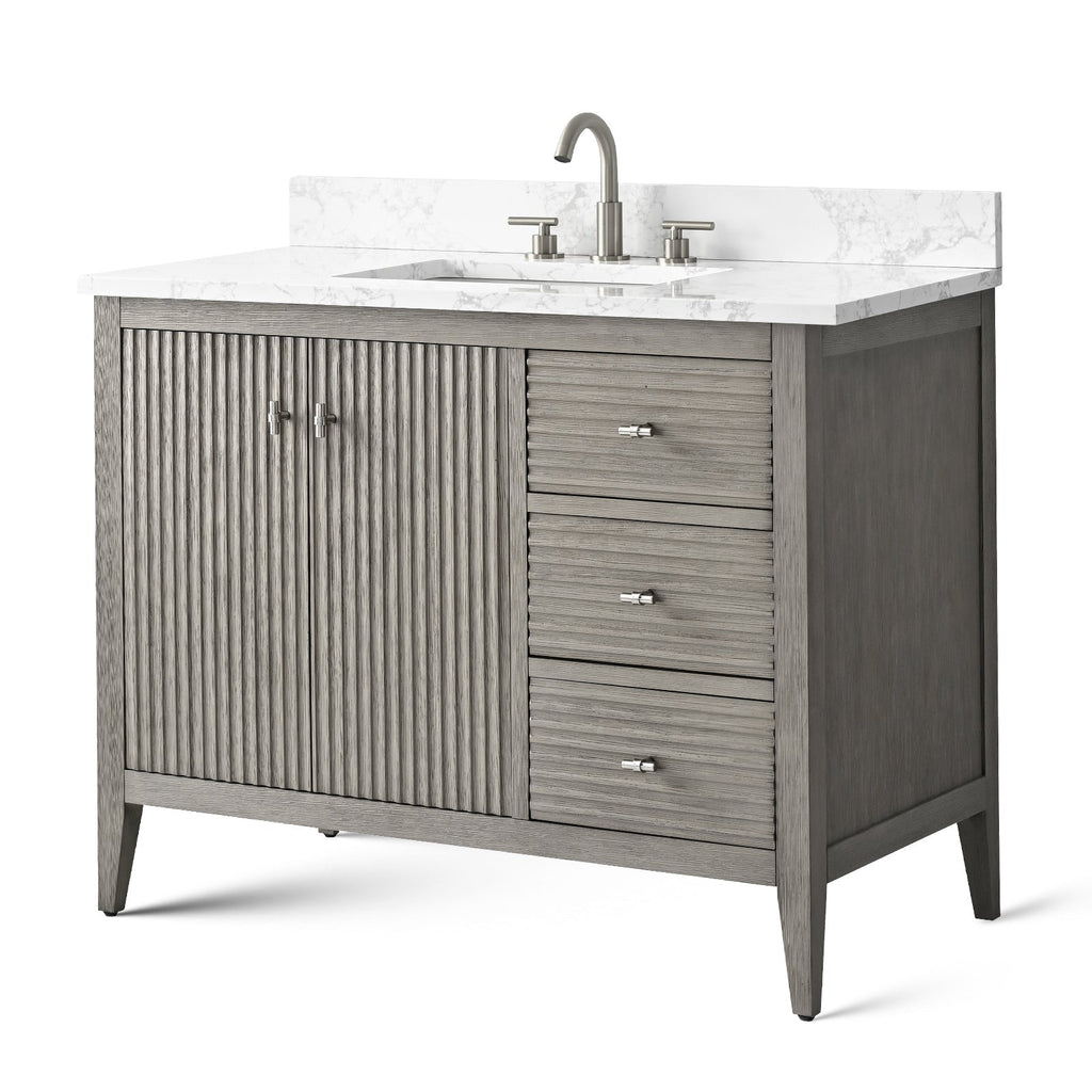 Linear Driftwood Gray / Brushed Nickel