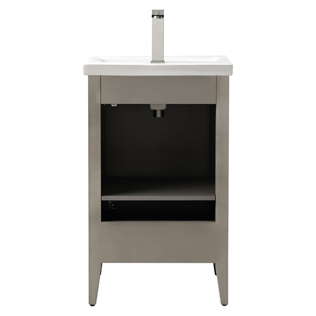 Linear Driftwood Gray / Brushed Nickel
