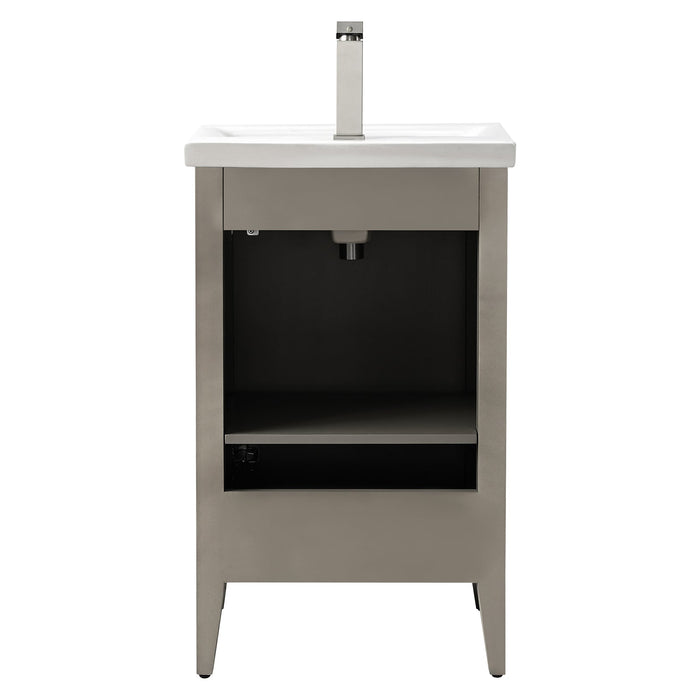 Linear Driftwood Gray / Brushed Nickel