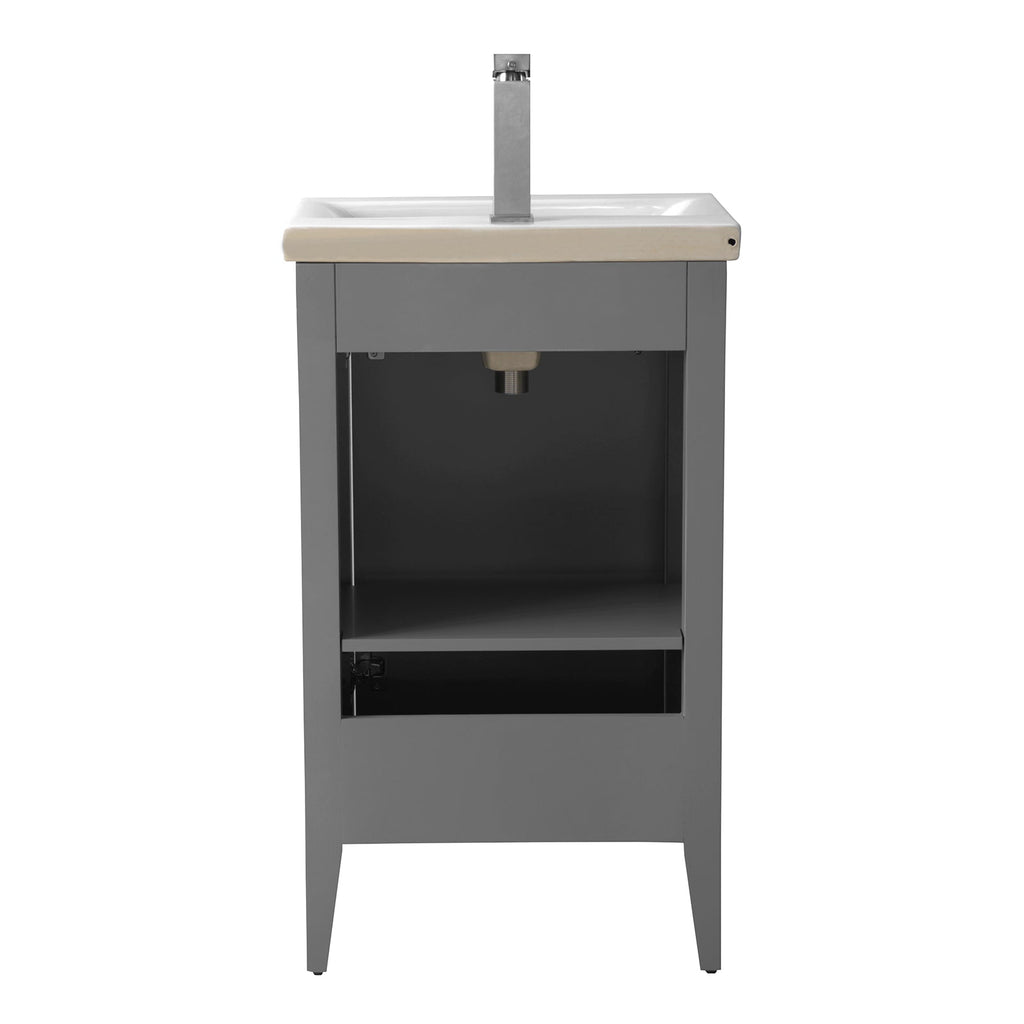 Linear Cashmere Gray / Brushed Nickel