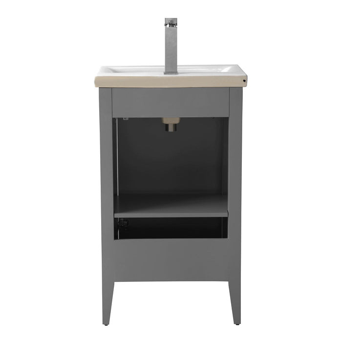 Linear Cashmere Gray / Brushed Nickel