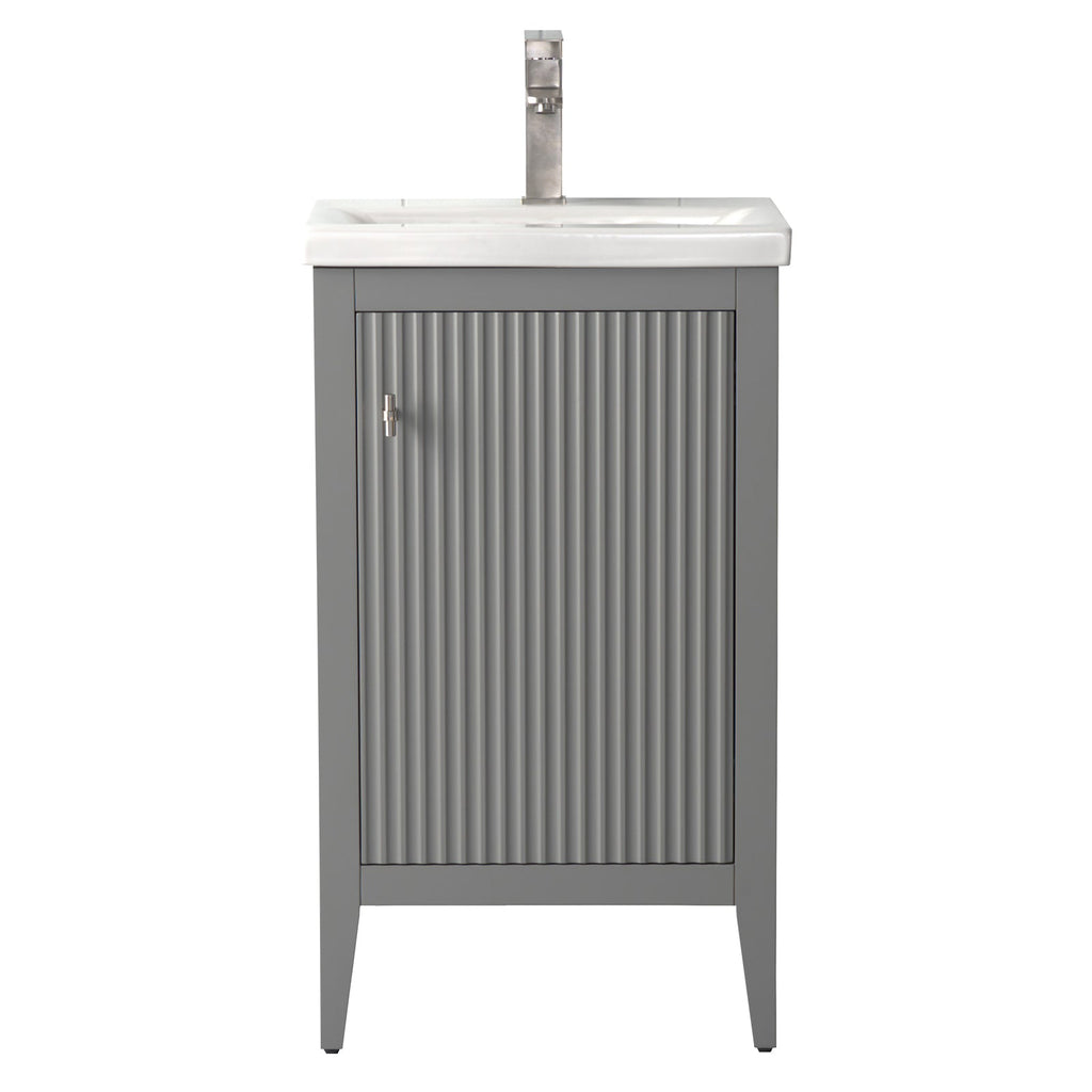 Linear Cashmere Gray / Brushed Nickel