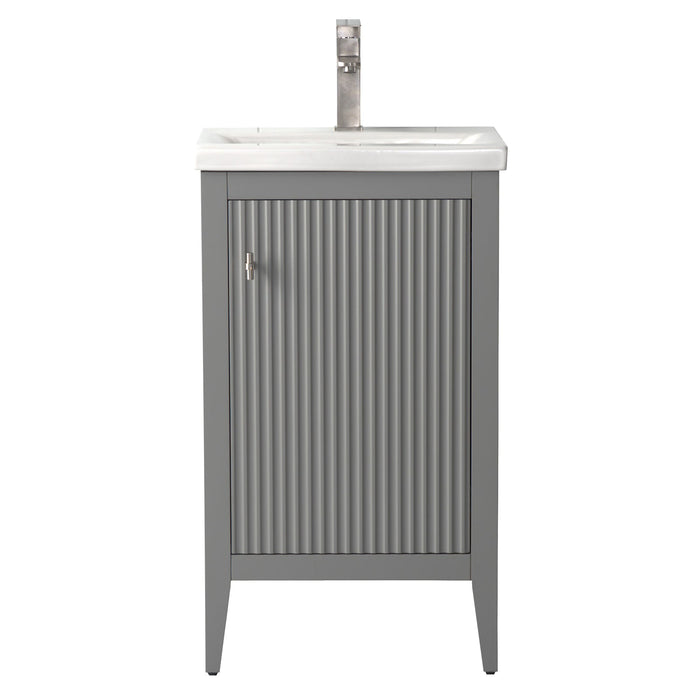 Linear Cashmere Gray / Brushed Nickel