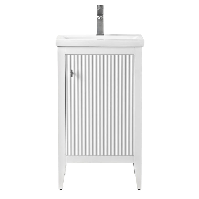 Linear White / Brushed Nickel 