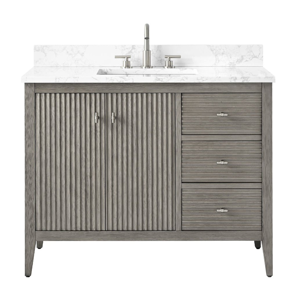 Linear Driftwood Gray / Brushed Nickel