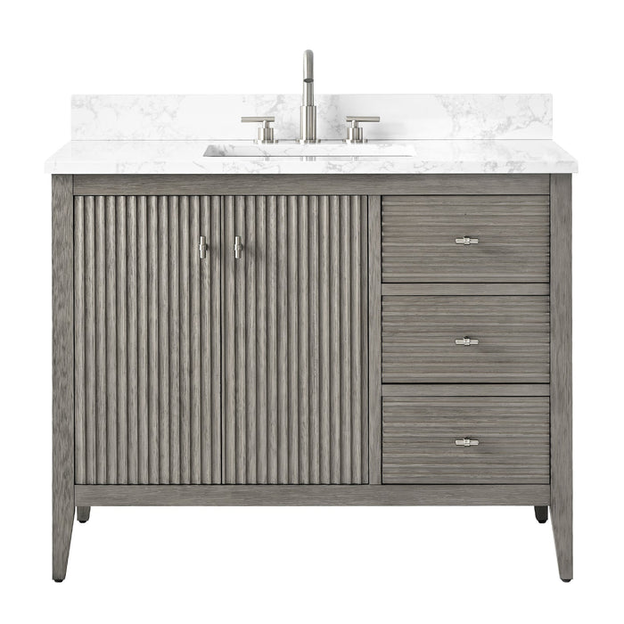 Linear Driftwood Gray / Brushed Nickel