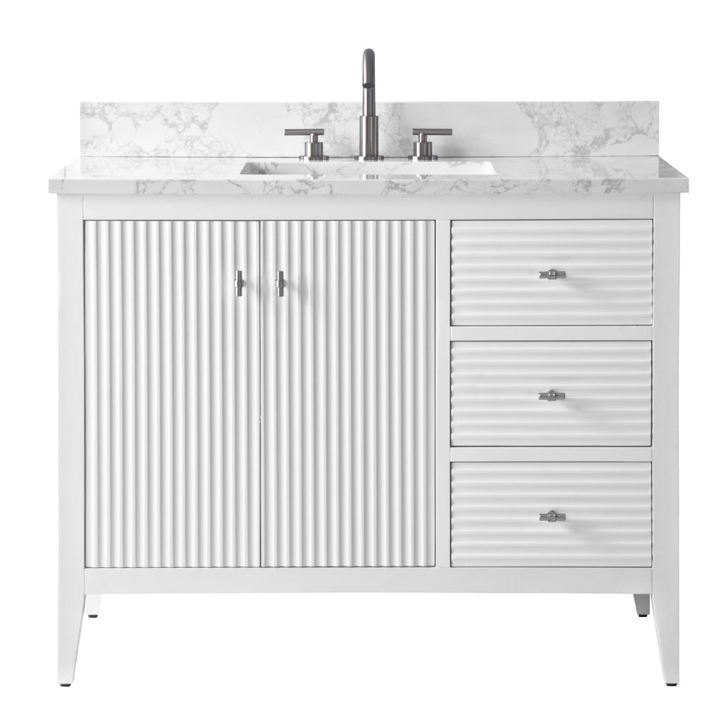 Linear White / Brushed Nickel 