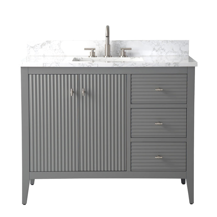 Linear Cashmere Gray / Brushed Nickel