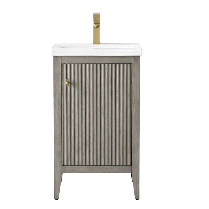 Linear Driftwood Gray / Golden Brushed