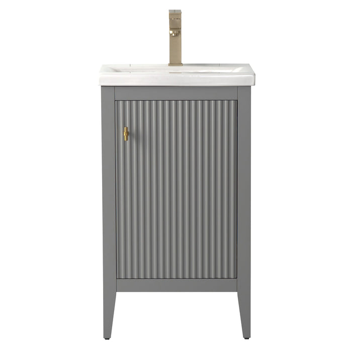 Linear Cashmere Gray / Golden Brushed