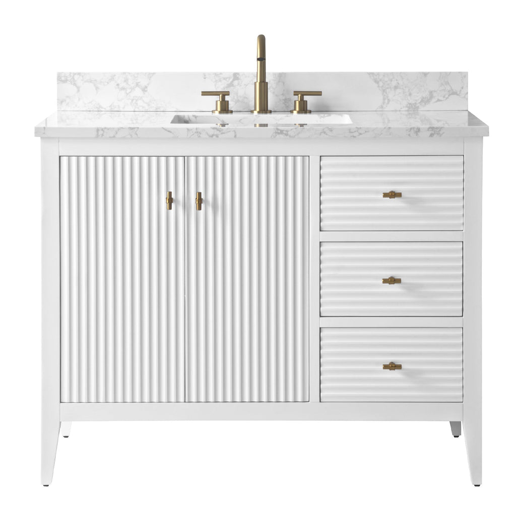 Linear White / Golden Brushed  