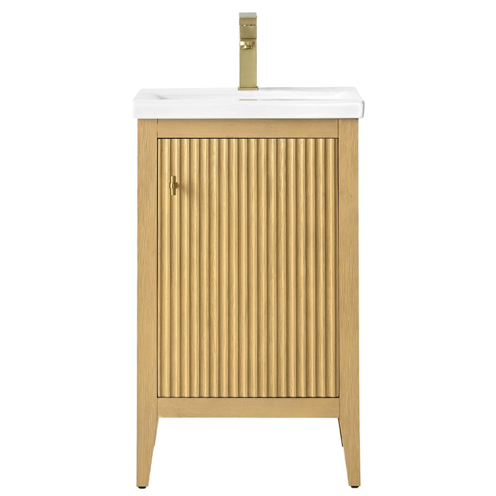 Linear Natural Oak / Golden Brushed